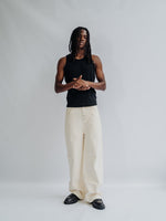 Ecru denim